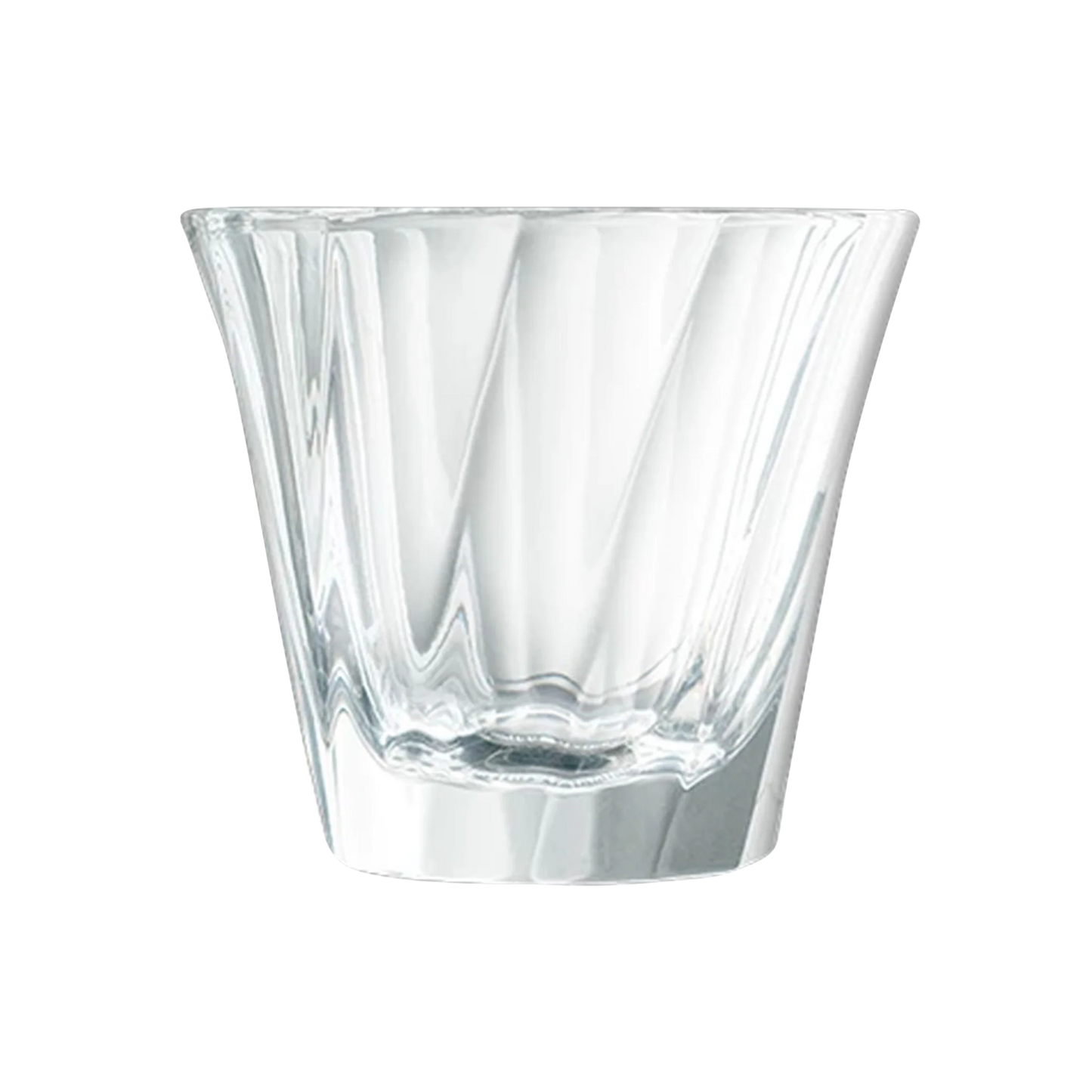 Loveramics | Urban Glass 180ml Twisted Cappuccino Glass (Clear)