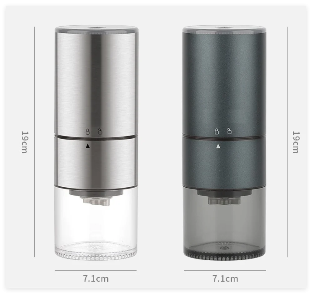JDMON | Gray Portable Grinder USB