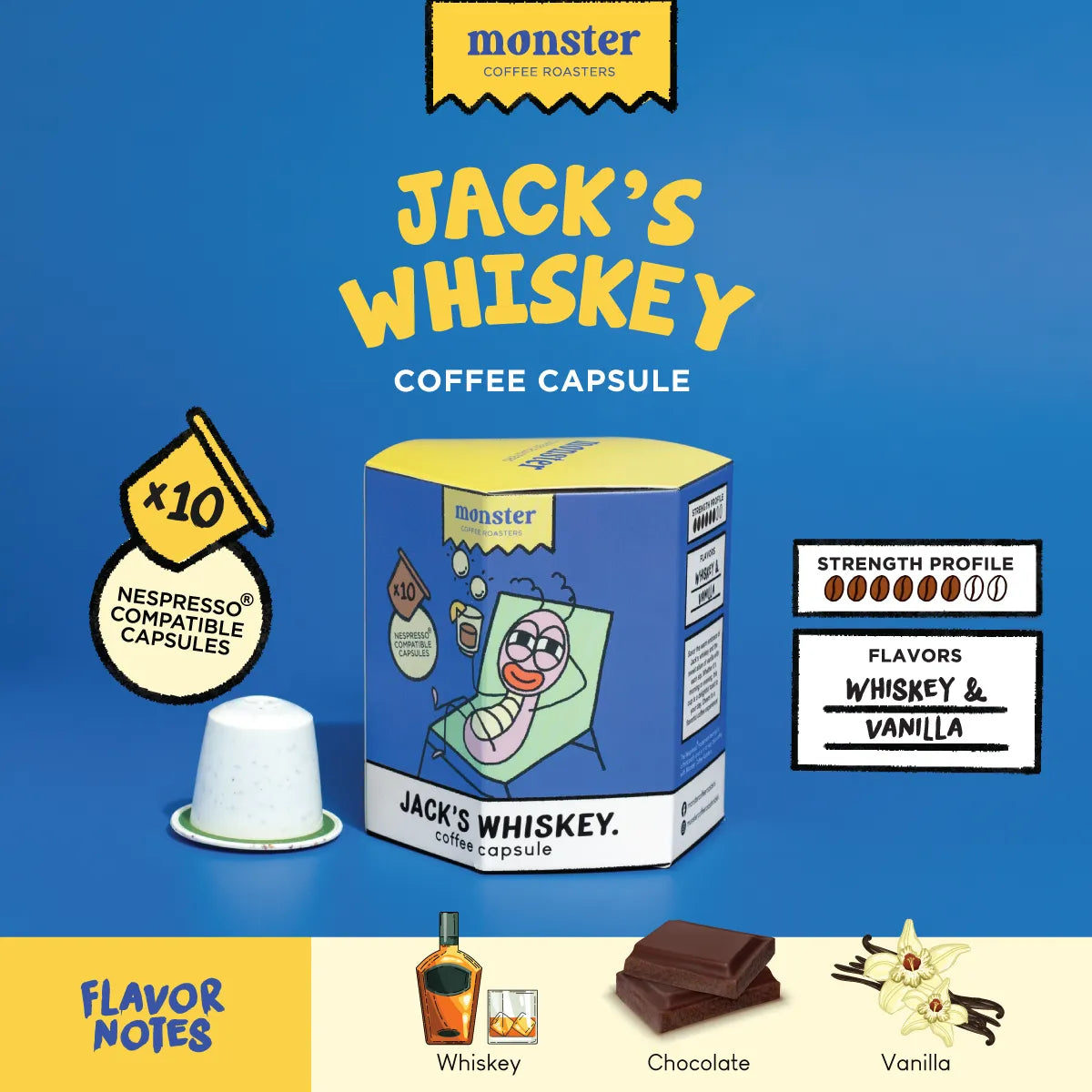 M&F | Coffee Capsule Jack Whiskey 10pcs