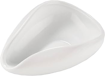 EX | Ceramic Coffee Bean Tray White