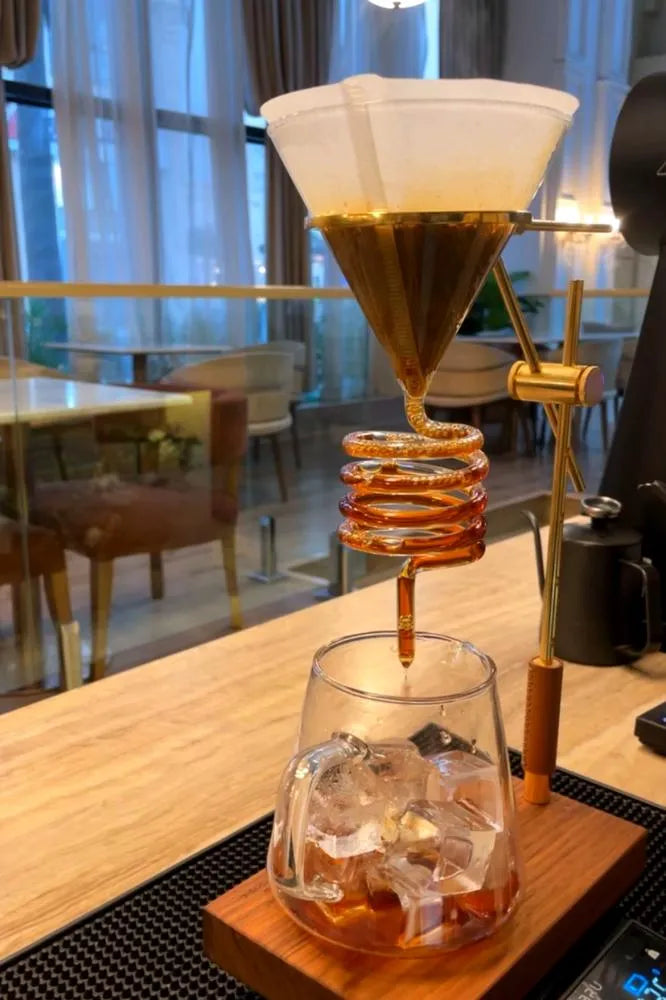 JDMON SIP | Snake Tube Coffee Dripper Clear 02