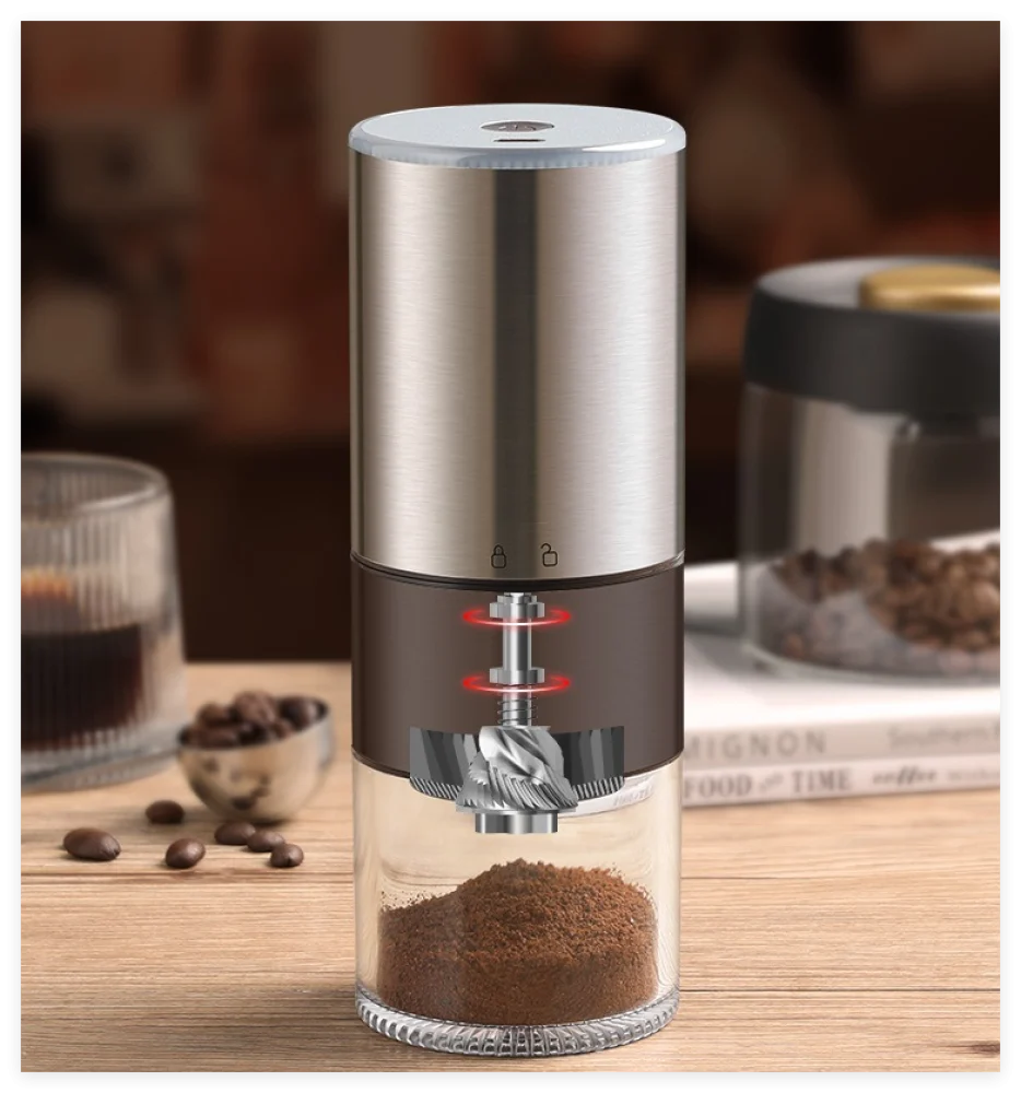JDMON Gusnsa | Silver Portable Grinder USB