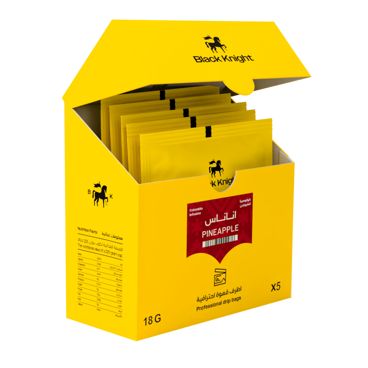 Black Knight | Pineapple Drip Bag 5pcs