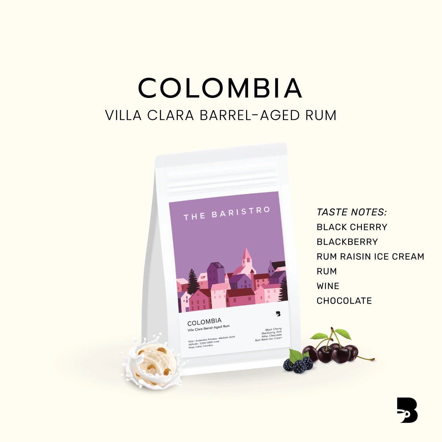 Baristro | Colombia Rum-Barrel 200G
