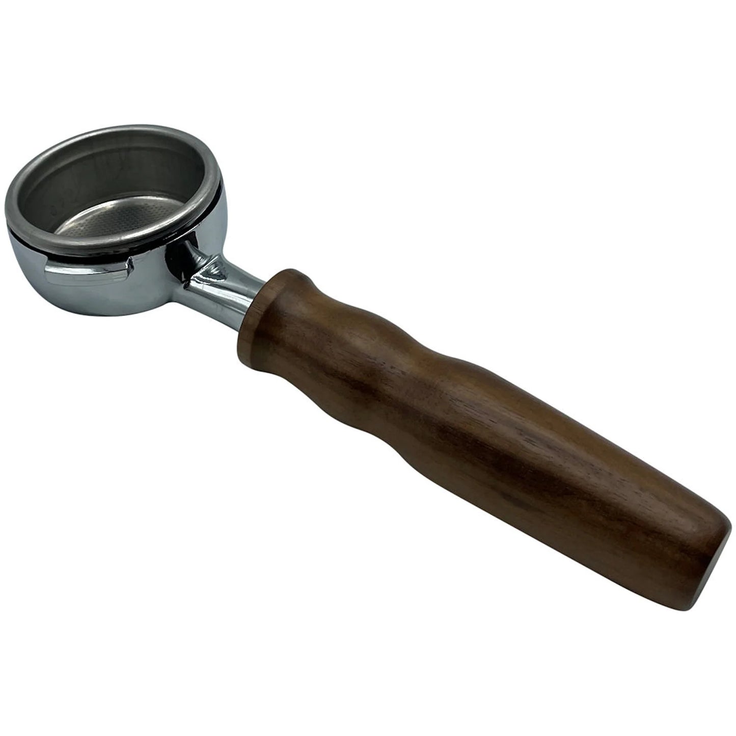 Cafelat Bottomless Naked Portafilter Nuova Simonelli With Wooden Handle