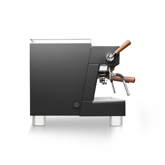 ASCASO Barista T PLUS 2 Group Esprsso Machine – Black with Wooden Accessories