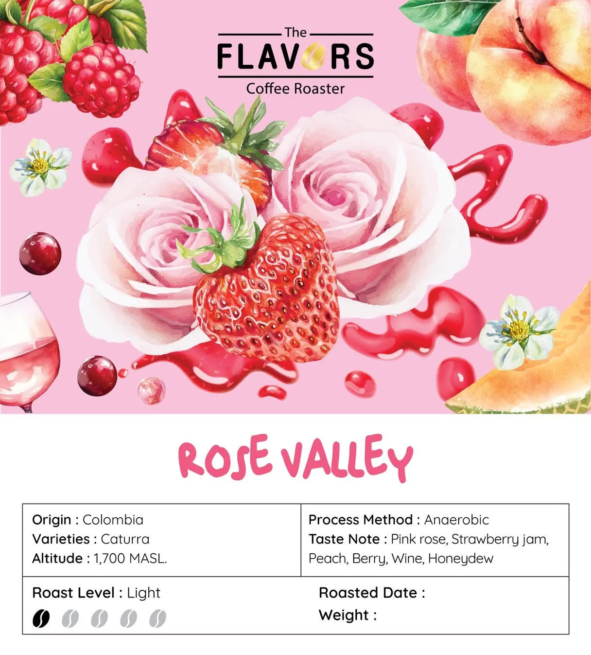 The Flavors | Colombia Rose Valley 150G