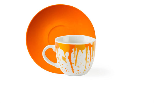 Excelsa | Dripping Ceramic Cups Orange 90ML