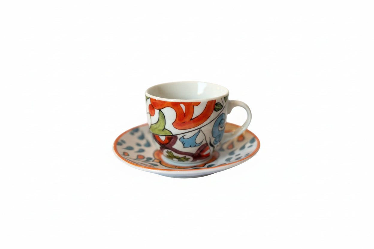 Excelsa | Ceramic Cups Lisbona Orange 90ML