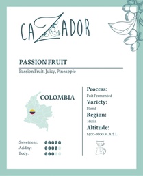[SX02500] Cazador Colombia Passion Fruit 200G
