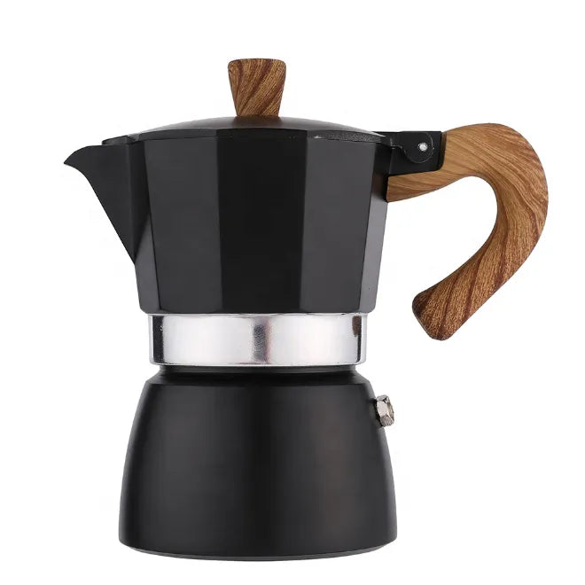 JDMON Moka Pot 3 Cup 150ML - Black