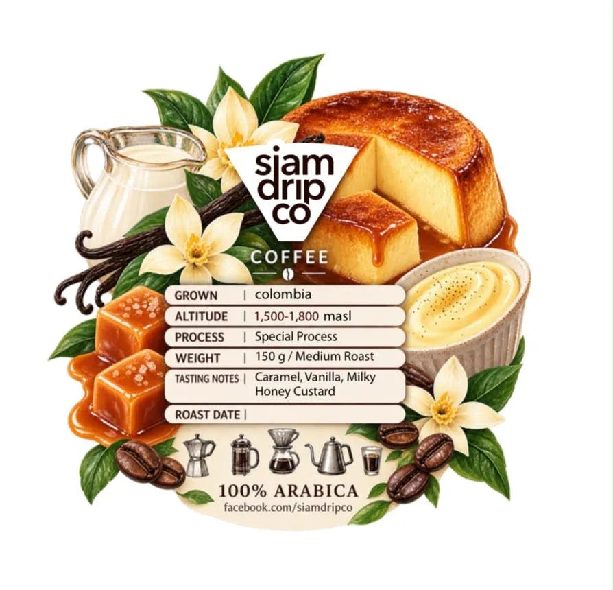 Siam Drip | Colombia Custard Cake 200G