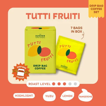 The Summer Coffee | Drip Bag Coffee Tutti Fruiti 7pcs