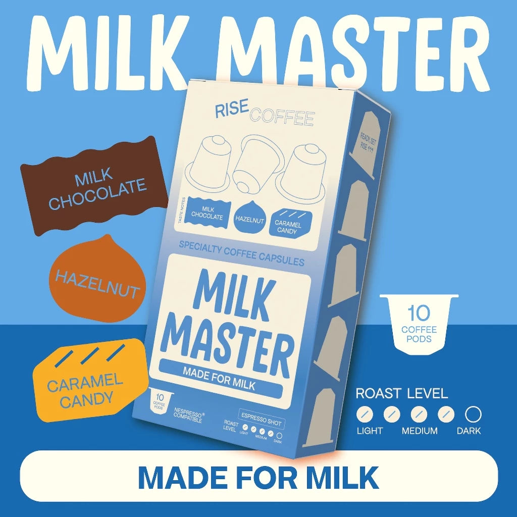 Rise | Coffee Capsule Milk Master 10pcs