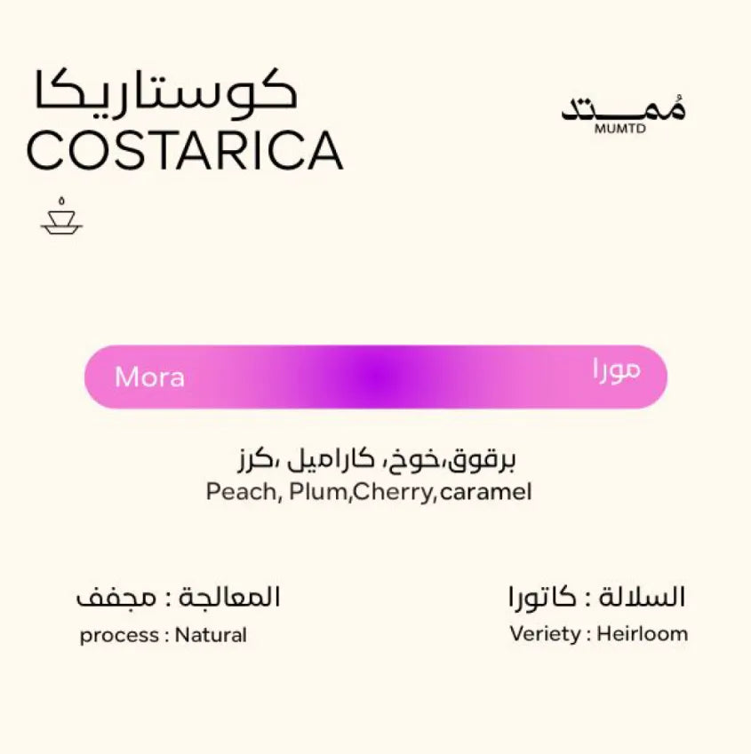 Mumtd | Costa Rica Mora 250G