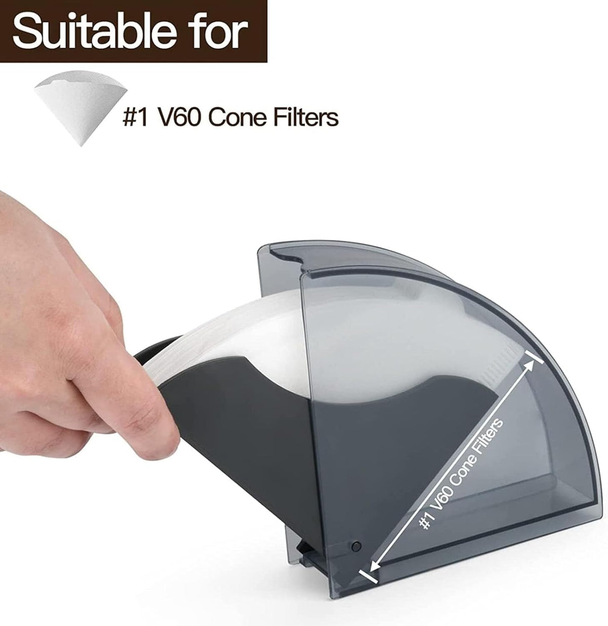 JDMON | V60 Small Plastic Filter Holder