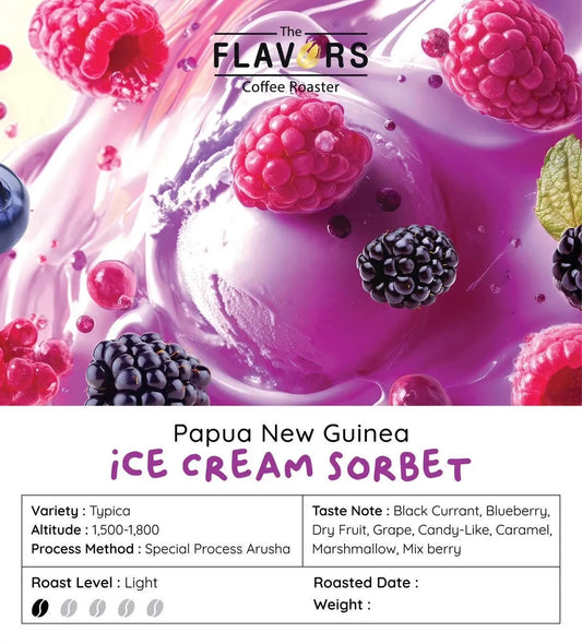 The Flavors | Papua Blueberry Sorbet 150G