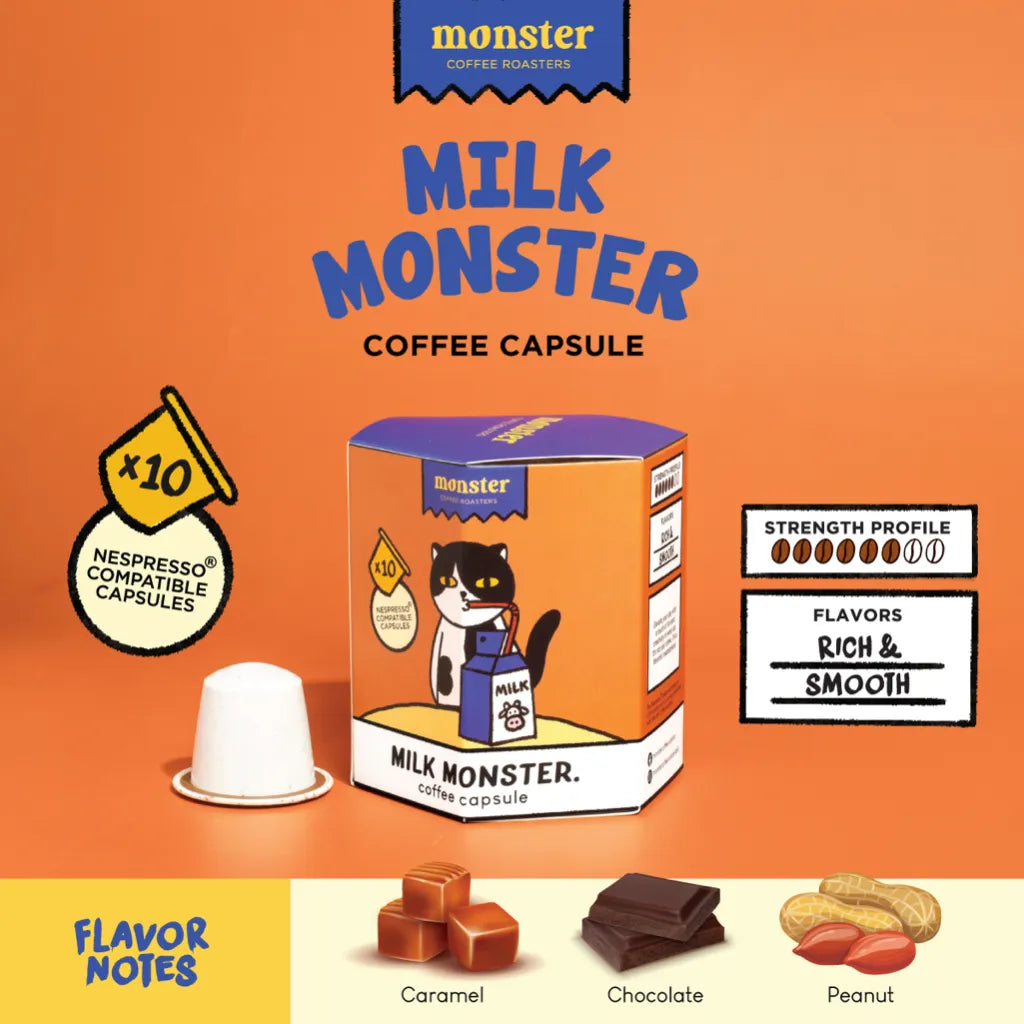 M&F | Coffee Capsule Milk Monster 10pcs