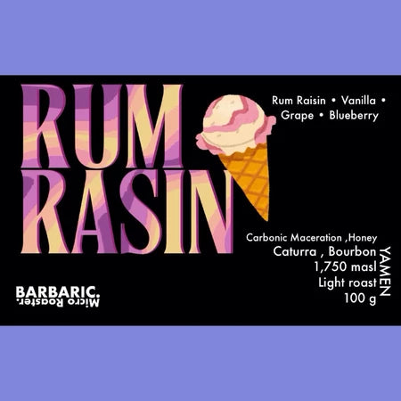 Barbaric | Rum Raisin 150G