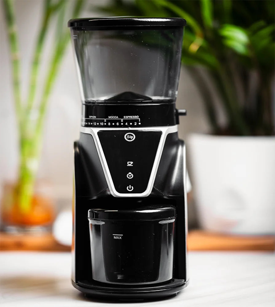 JDMON Sip | Electric Coffee Grinder Black