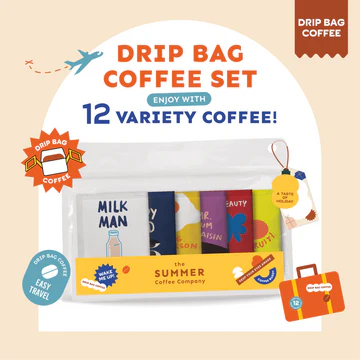 The Summer Coffee | Drip Bag Set of 12pcs