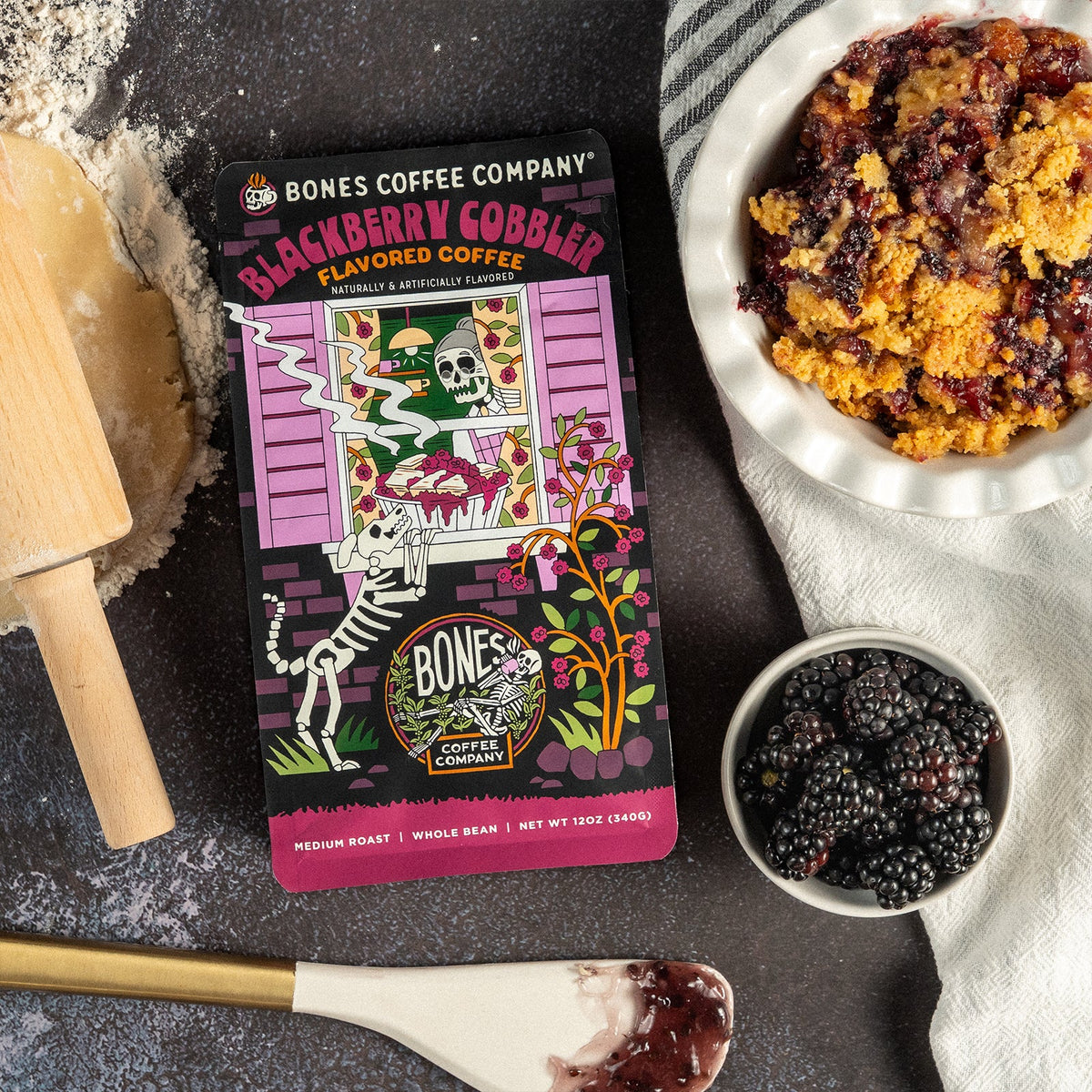 Bones | Blackberry Cobbler 340g