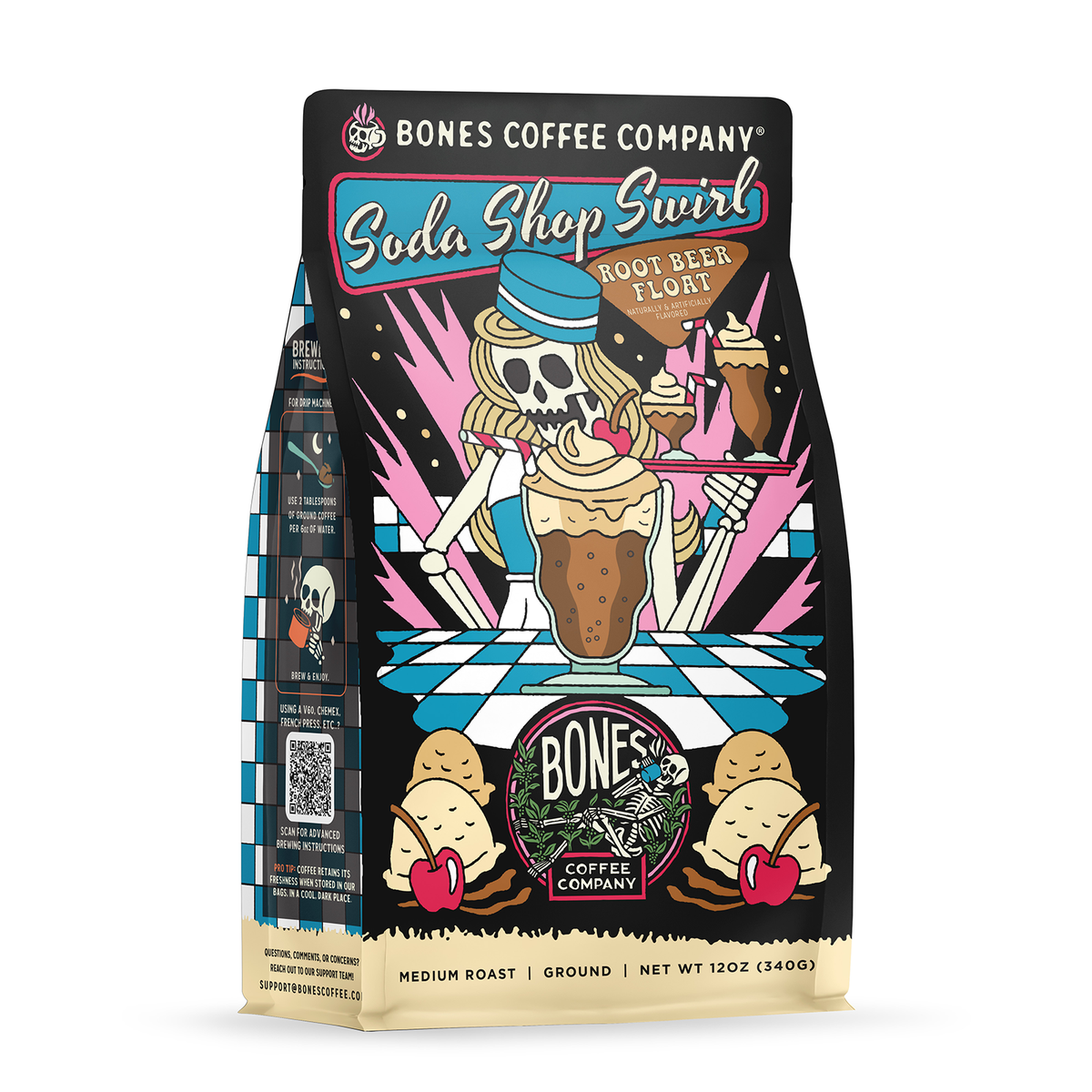 Bones | Soda Shop Swirl 340g