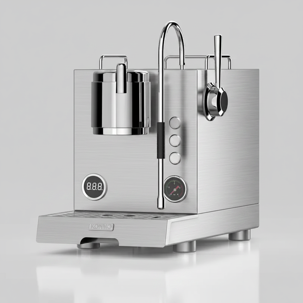 KONMO | Espresso Coffee Machine S100 - Stainless Steel