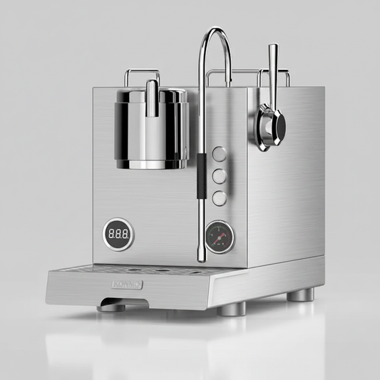 KONMO | Espresso Coffee Machine S100 - Stainless Steel
