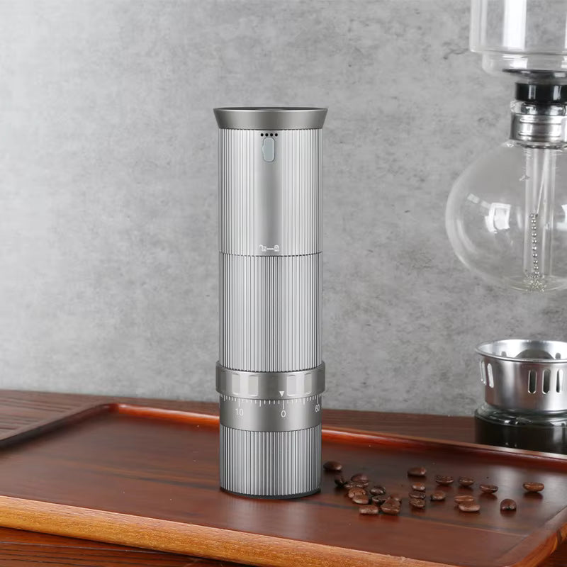 EX | مطحنة أقلام رصاص صغيرة الحجم - رمادي