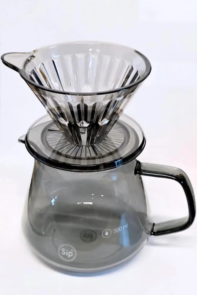 JDMON SIP | Server & Crystal Black Dripper 00 Black Set