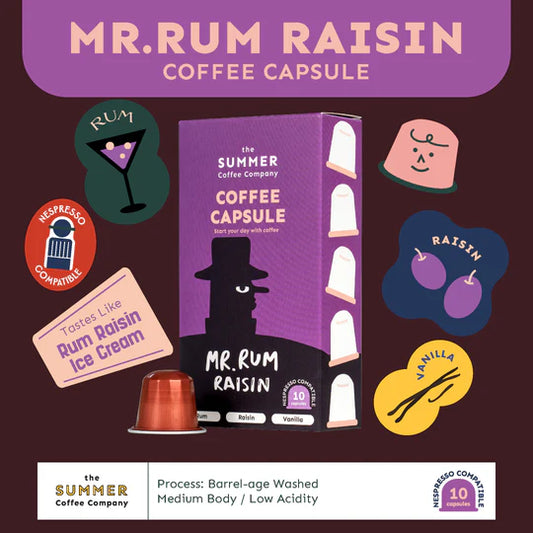 The Summer Coffee | Mr. Rum Raisin Coffee Capsule