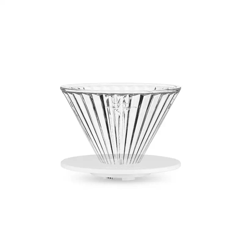 MHW | Elf Glass Dripper Transparent White Base White 01
