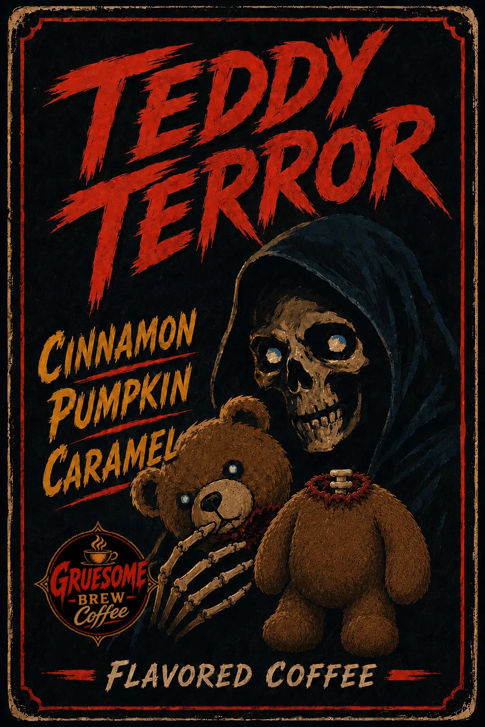 Gruesome | Teddy Terror Cinna Pumpkin & Caramel 8oz