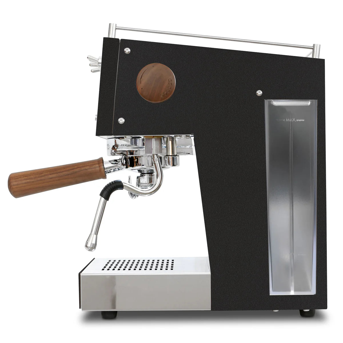 ASCASO Barista T PLUS 2 Group Esprsso Machine – Black with Wooden Accessories
