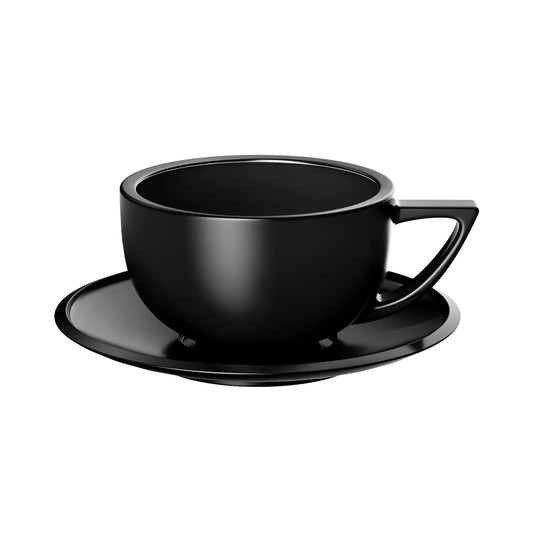 MHW | Ceramic Latte Cup Black - 280ml