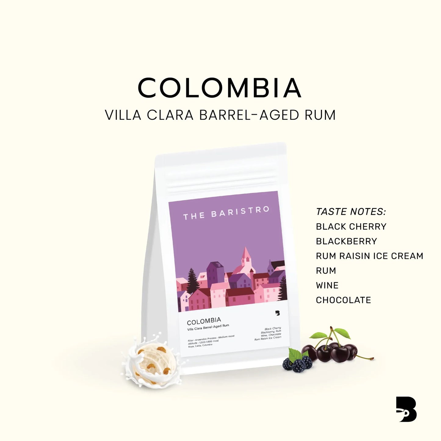 Baristro | Colombia Rum-Barrel 200G