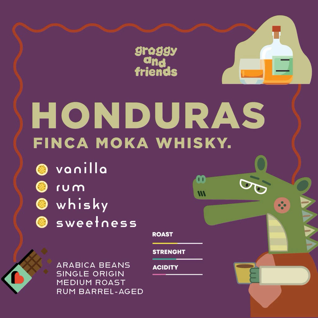 Groggy | Honduras Moka Whiskey 200G