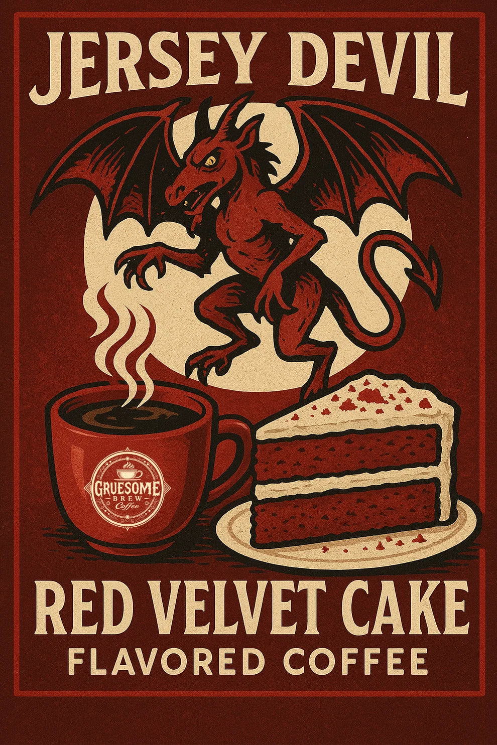 Gruesome | Jersey Devil Red Velvet Cake 8oz