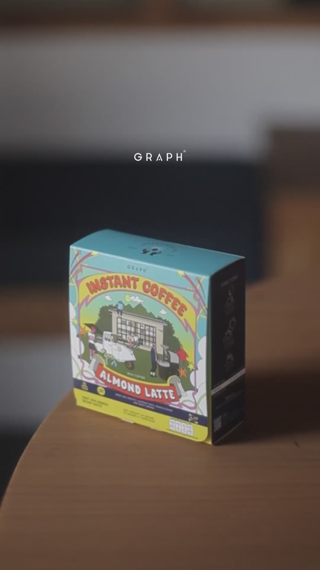 Graph | Arabica Instant Coffee Almond Latte 7pcs