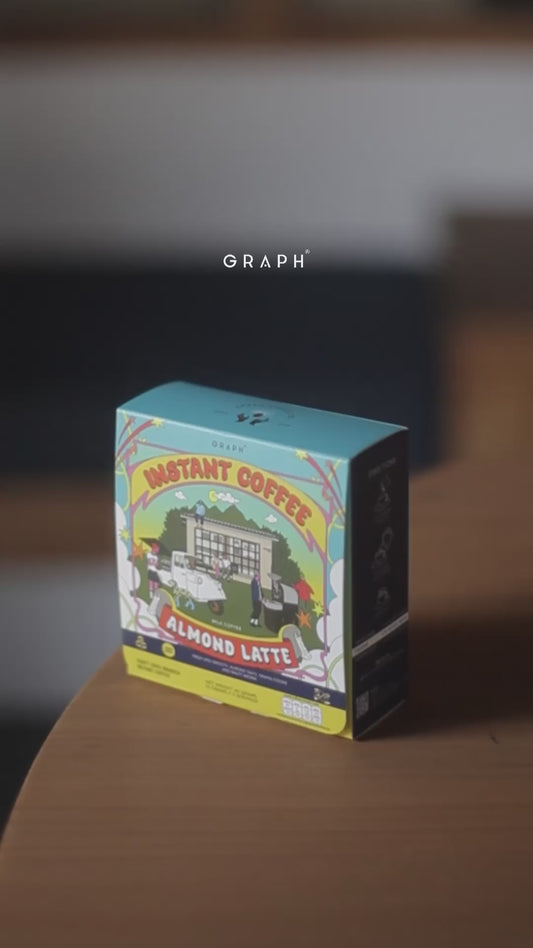Graph | Arabica Instant Coffee Almond Latte 7pcs