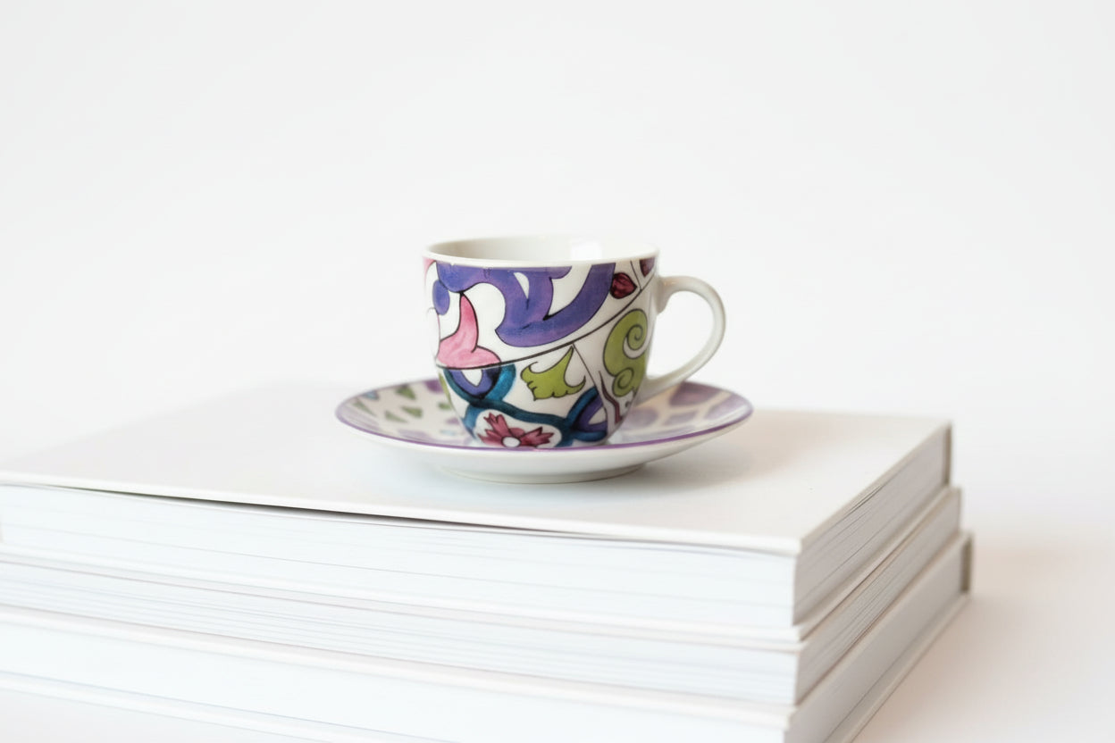 Excelsa | Ceramic Cups Lisbona Violet 90ML