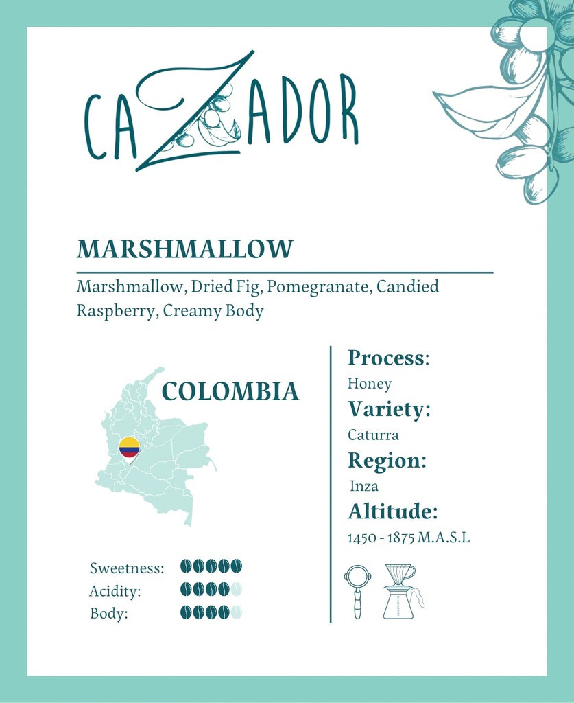 Cazador Colombia Passion Fruit 200G