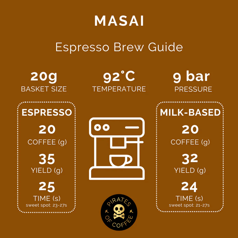 Pirates Masai - Tanzania Washed (250g)