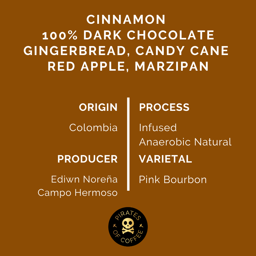Pirates Cinn City Espresso Colombia Infused 250 G