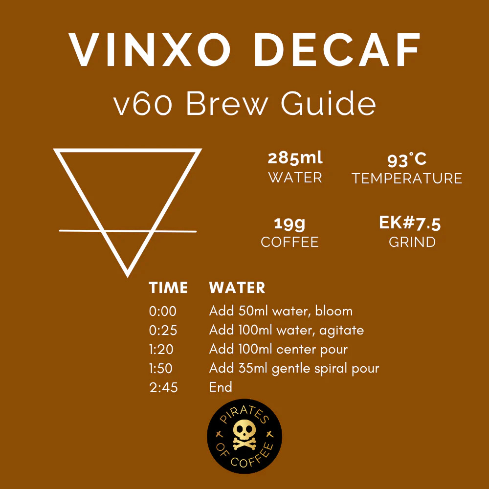 Pirates Vinxo Decaf - Guatemala Decaf (250g)