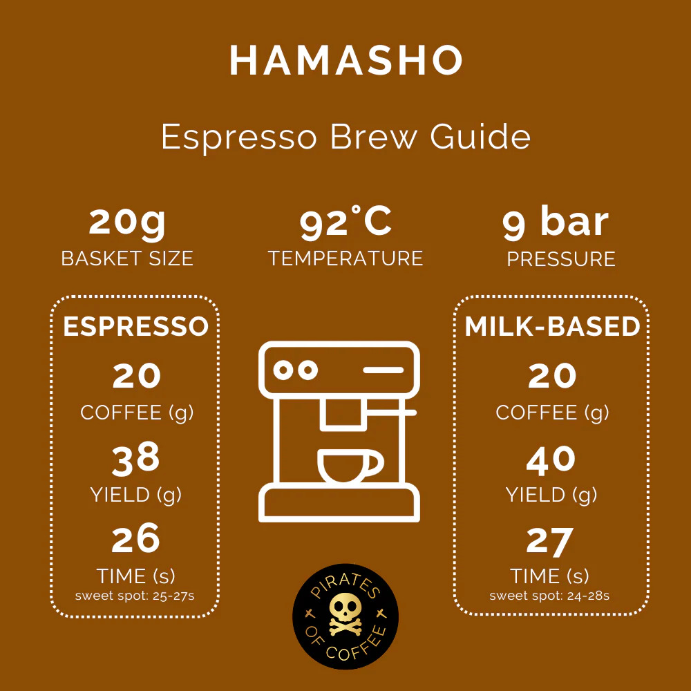 Pirates Hamasho Espresso - Ethiopia Natural (250g)