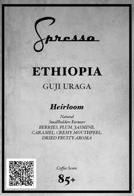 Ethiopia Guji Uraga Coffee 1000G