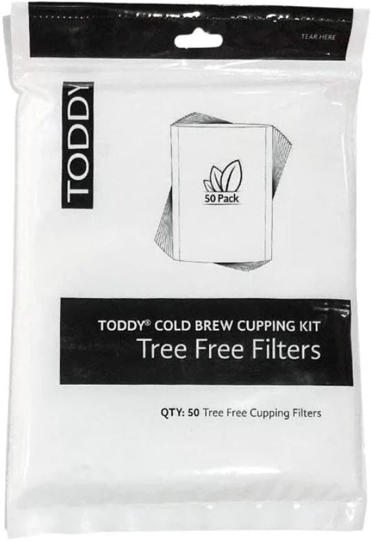 Toddy Cold Brew Cupping Kit Tree Free Filter - Pack of 50