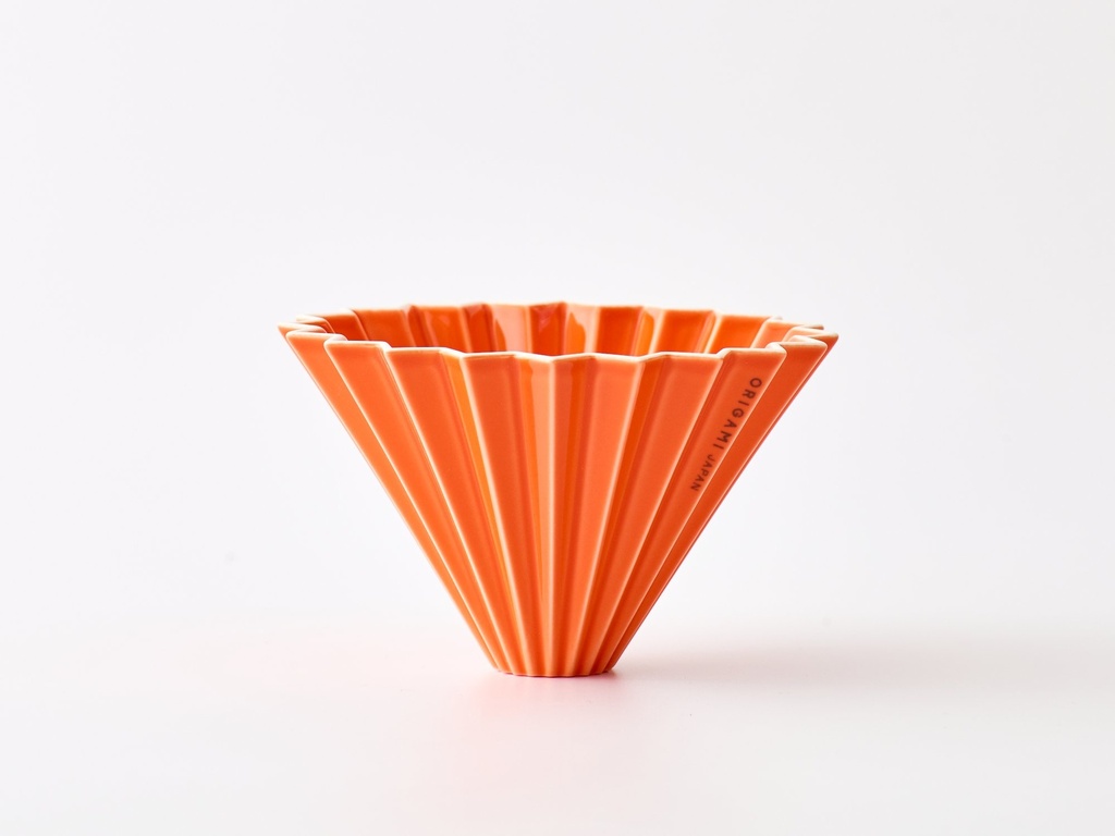Orange Origami Dripper M With Plastic Holder